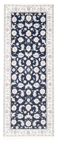 Tappeto corsia Tappeto Persero - Nain - Reale - 197 x 80 cm - blu scuro