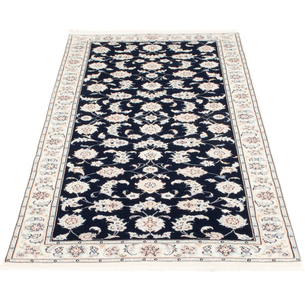 Tappeto corsia Tappeto Persero - Nain - Reale - 194 x 80 cm - blu scuro
