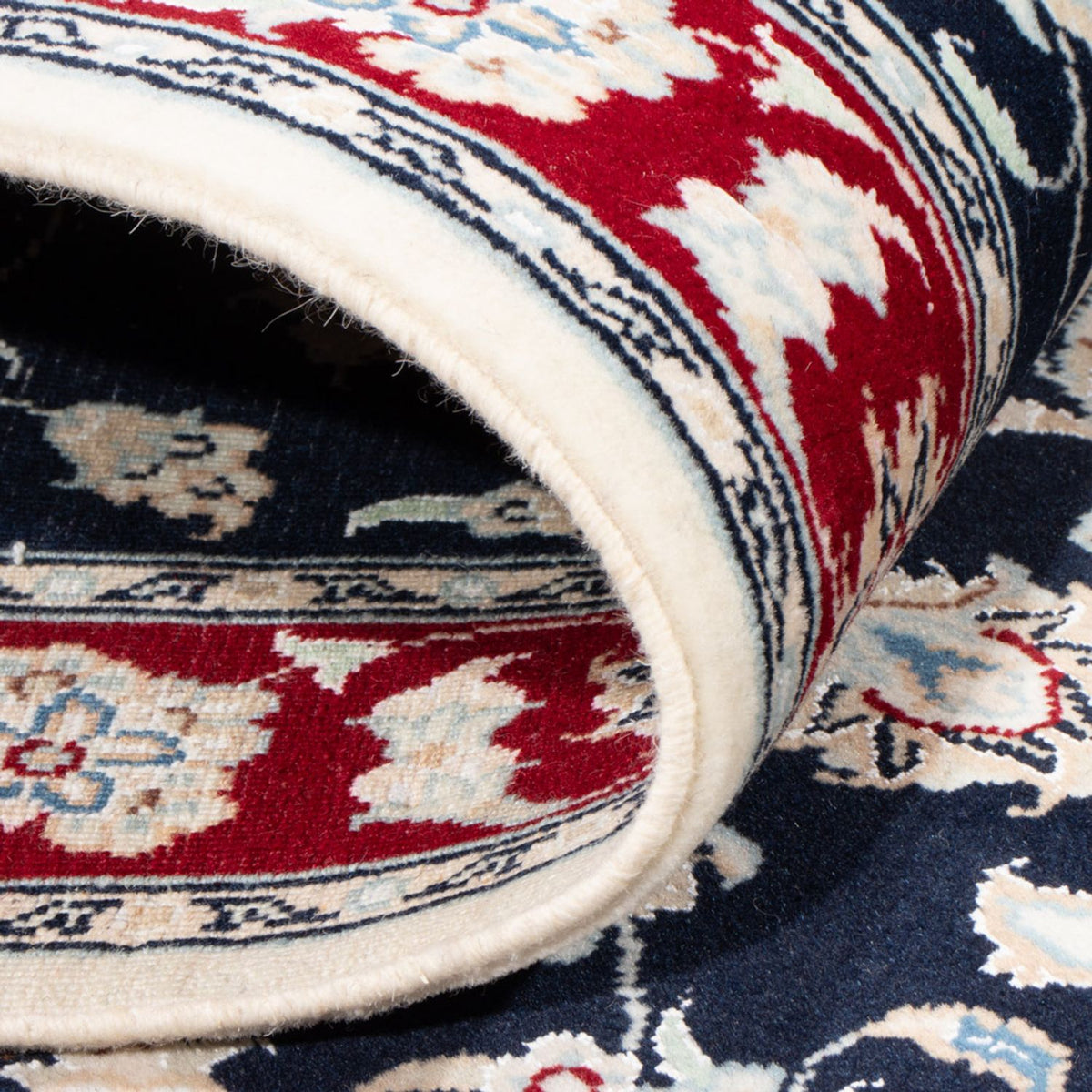 Tappeto corsia Tappeto Persero - Nain - Reale - 200 x 80 cm - blu scuro