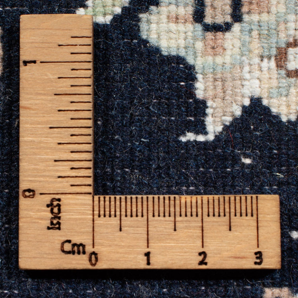 Tappeto corsia Tappeto Persero - Nain - Reale - 204 x 82 cm - blu scuro