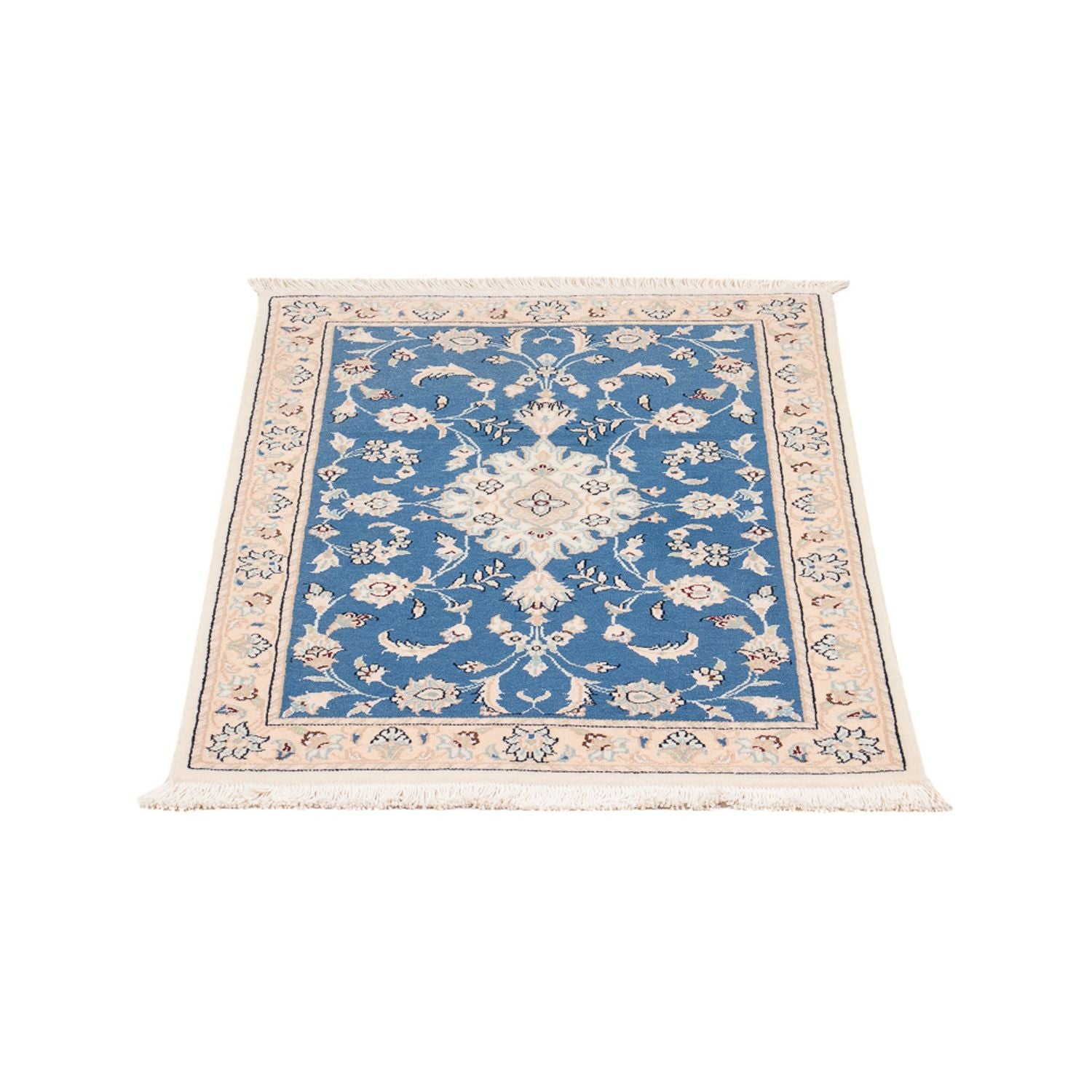 Tappeto Persero - Nain - 88 x 59 cm - blu
