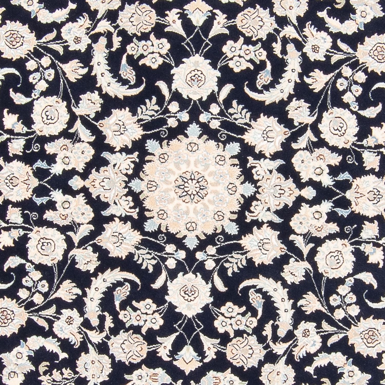 Tappeto Persero - Nain rotondo  - 202 x 202 cm - blu scuro