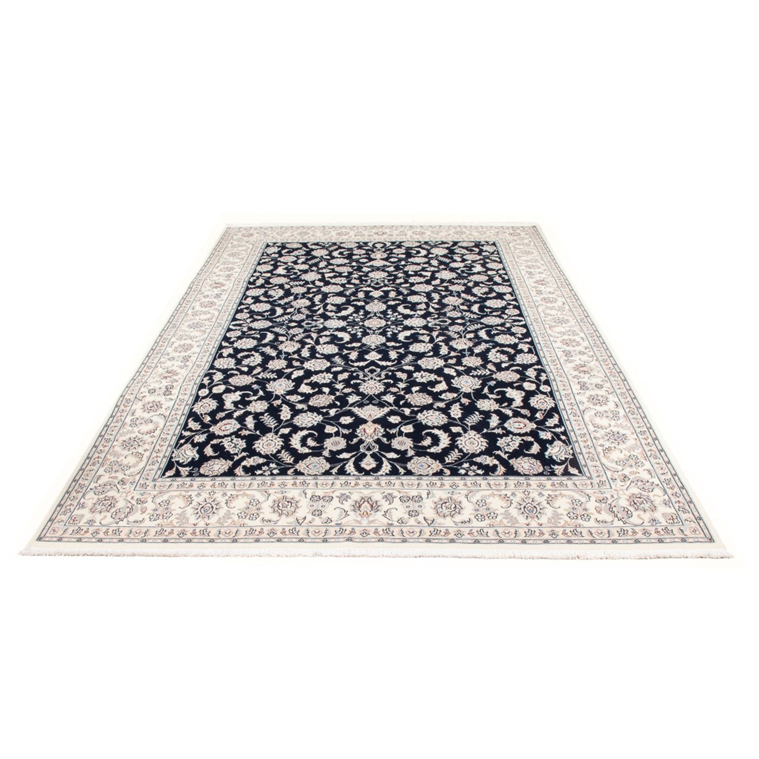 Tappeto Persero - Nain - Premio - 298 x 198 cm - blu scuro