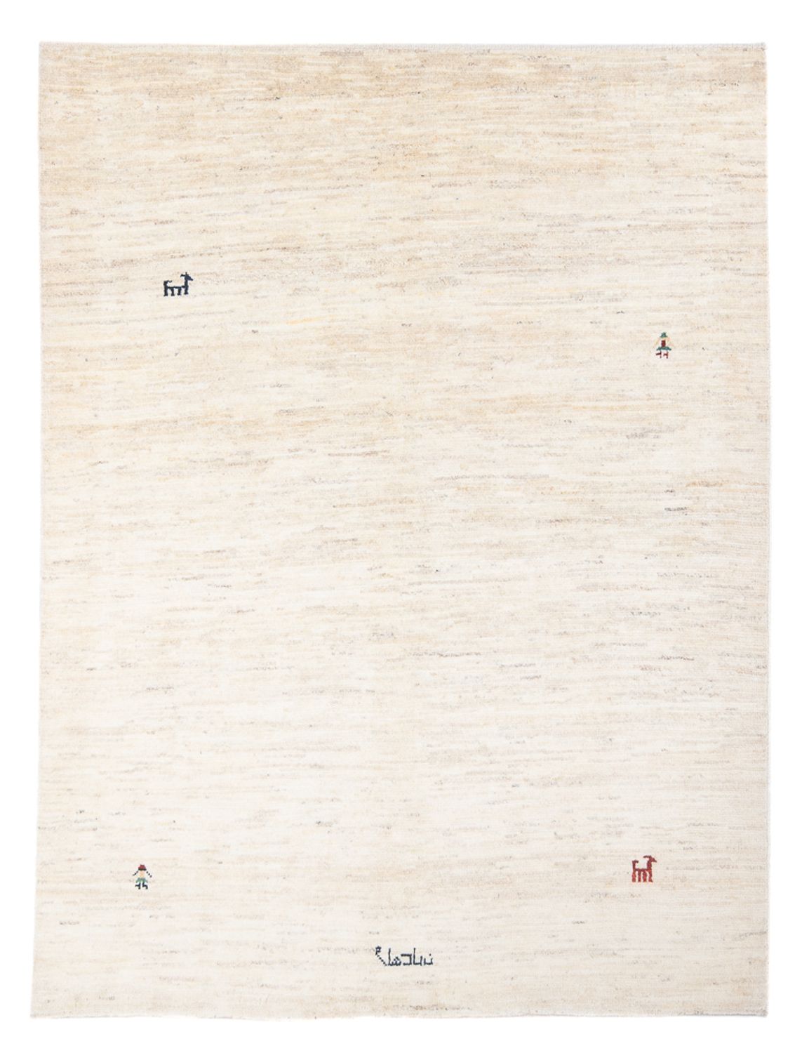 Tappeto Gabbeh - Persero - 196 x 149 cm - beige