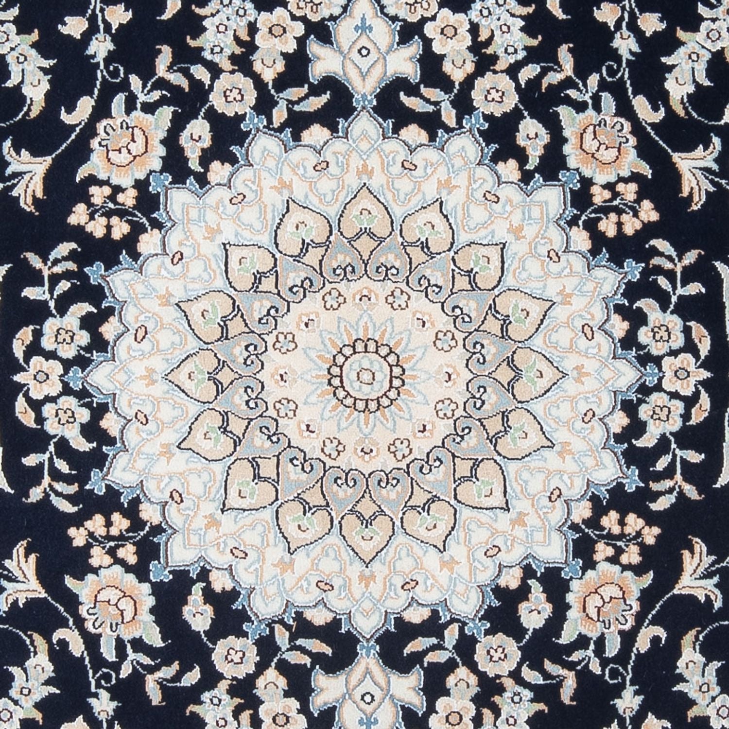 Tappeto Persero - Nain - Premio - 195 x 150 cm - blu scuro