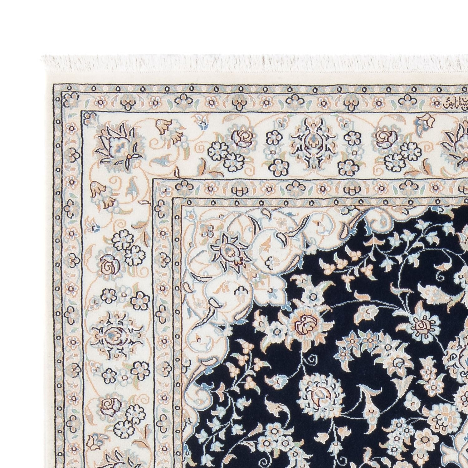 Tappeto Persero - Nain - Premio - 195 x 150 cm - blu scuro