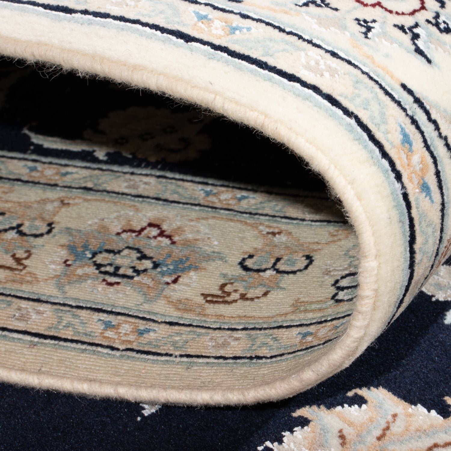 Tappeto corsia Tappeto Persero - Nain - Premio - 352 x 82 cm - blu scuro