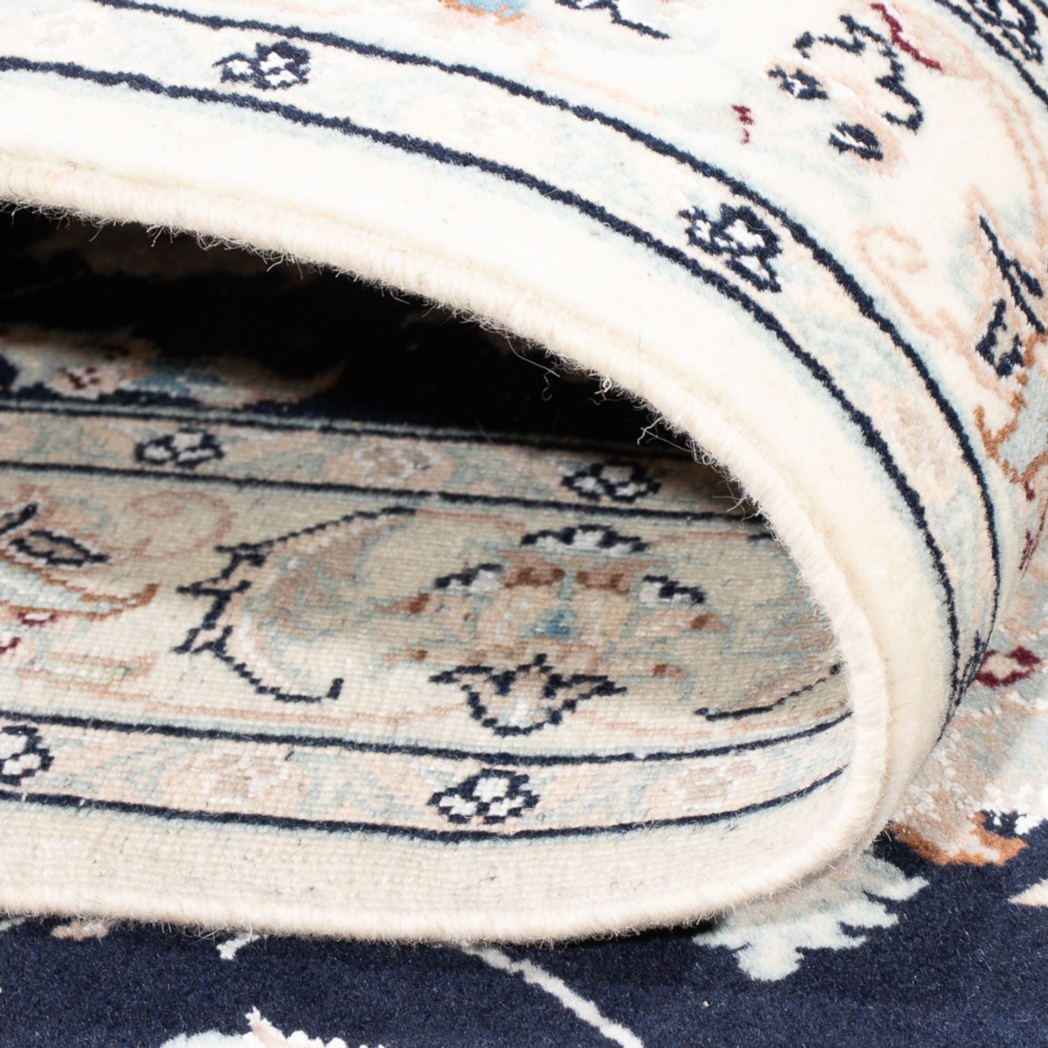 Tappeto corsia Tappeto Persero - Nain - Premio - 297 x 82 cm - blu scuro