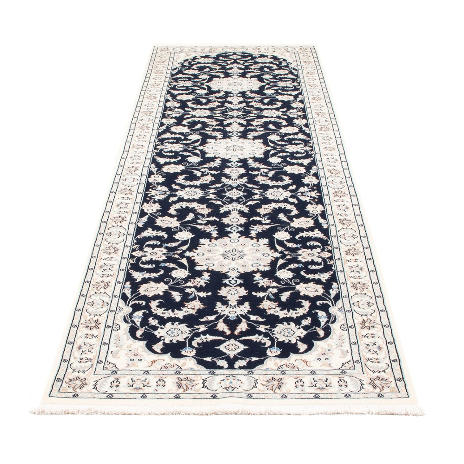 Tappeto corsia Tappeto Persero - Nain - Premio - 297 x 82 cm - blu scuro