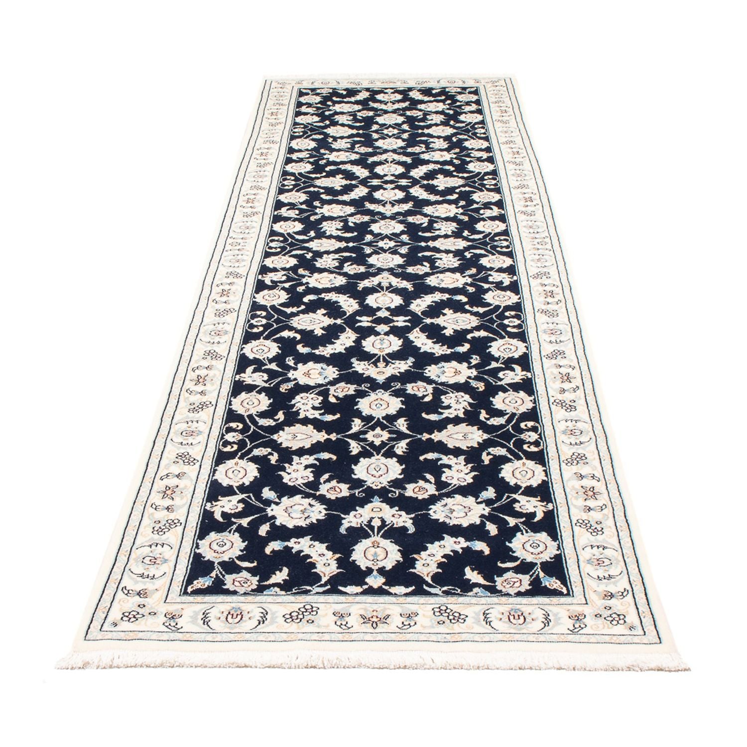 Tappeto corsia Tappeto Persero - Nain - Premio - 304 x 81 cm - blu scuro
