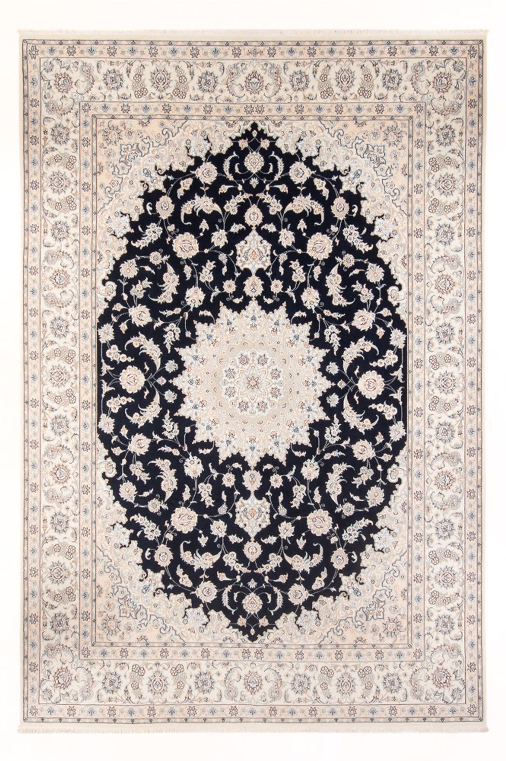 Tappeto Persero - Nain - Premio - 345 x 247 cm - blu scuro