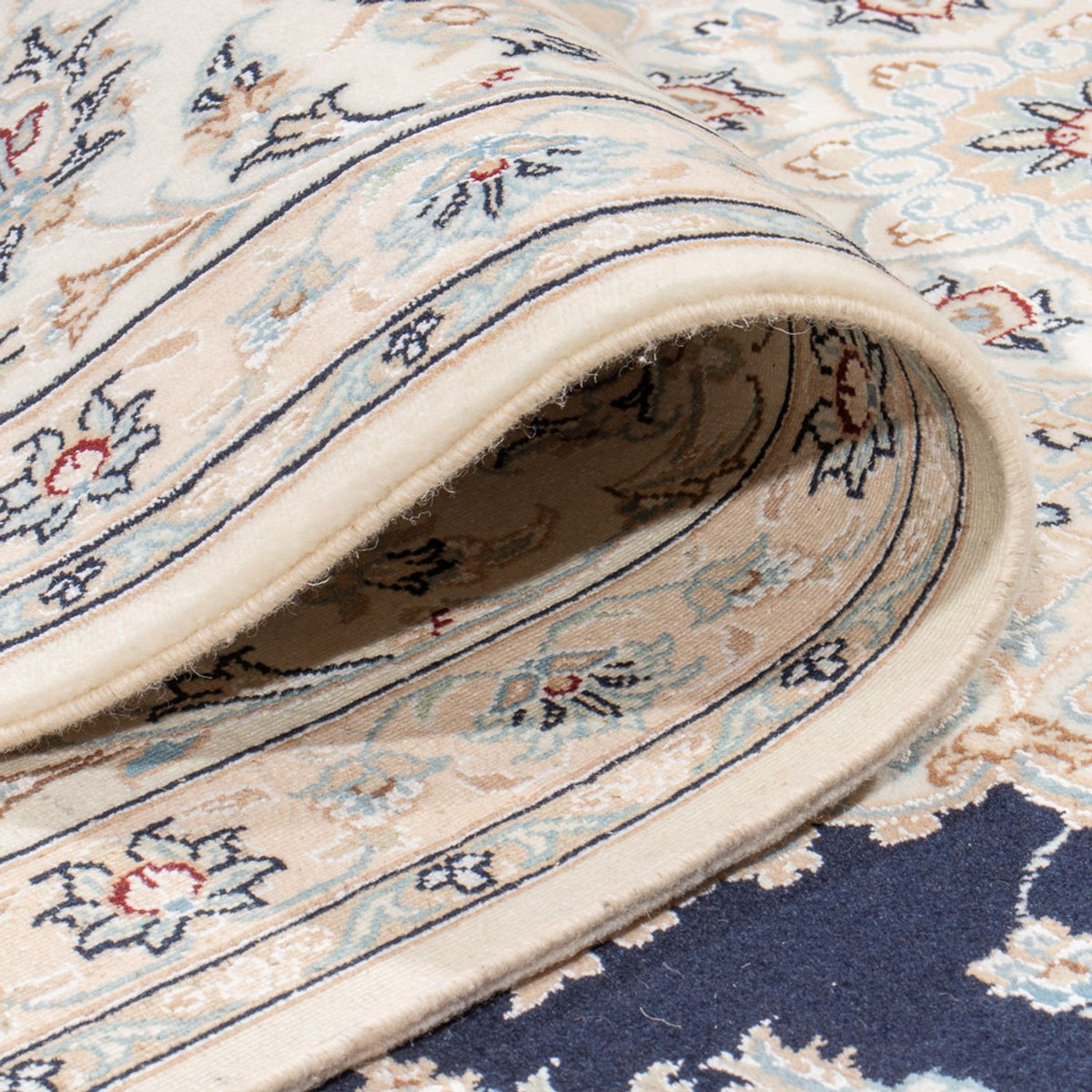 Tappeto Persero - Nain - Premio - 345 x 247 cm - blu scuro