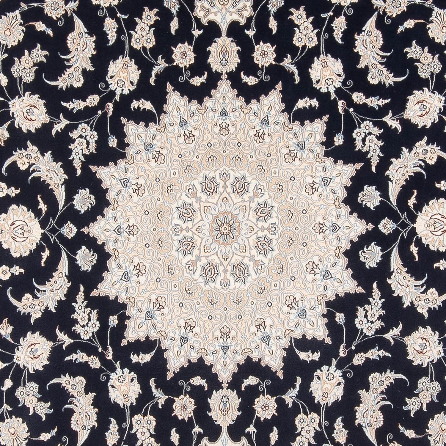 Tappeto Persero - Nain - Premio - 347 x 247 cm - blu scuro