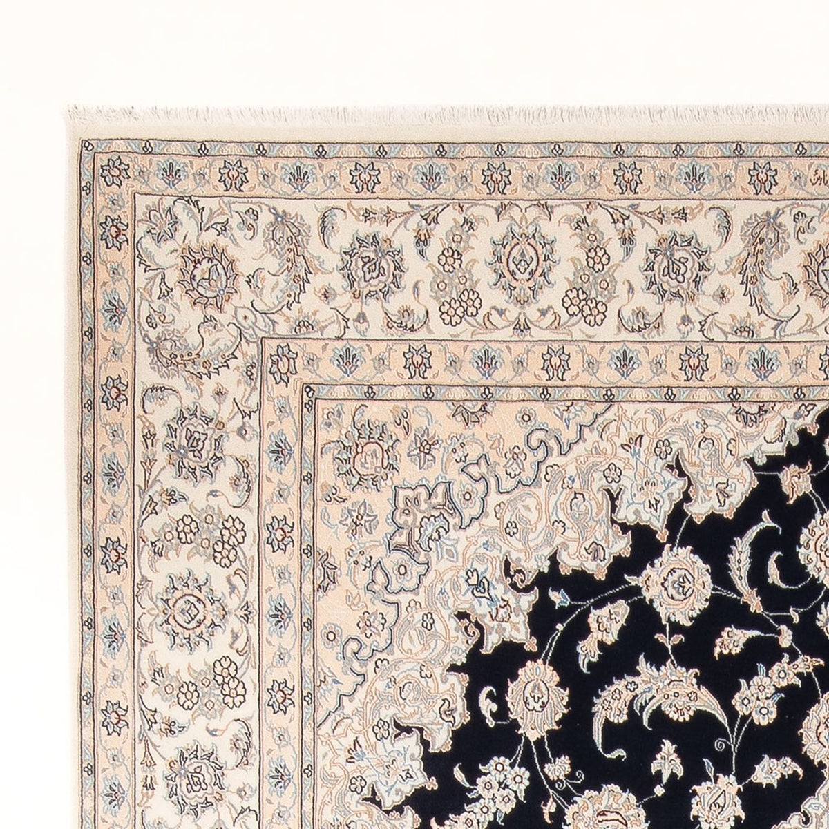 Tappeto Persero - Nain - Premio - 347 x 247 cm - blu scuro