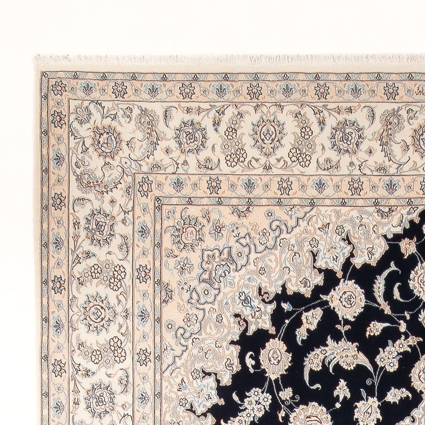 Tappeto Persero - Nain - Premio - 347 x 247 cm - blu scuro