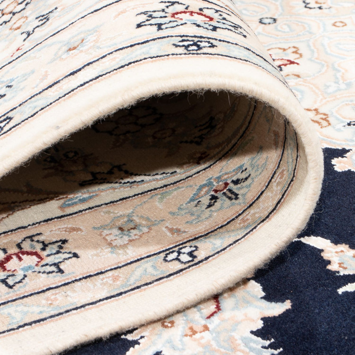 Tappeto Persero - Nain - Premio - 347 x 247 cm - blu scuro