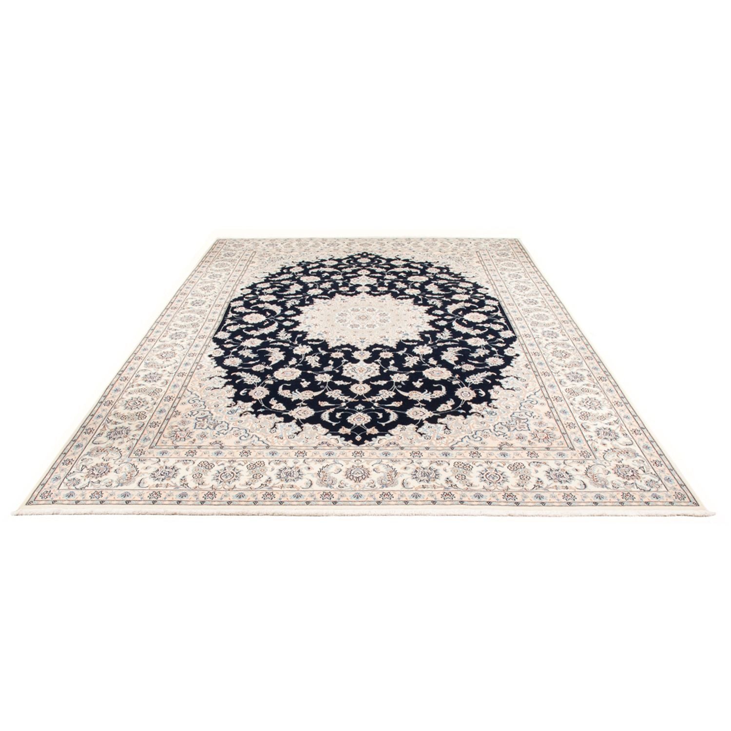 Tappeto Persero - Nain - Premio - 347 x 247 cm - blu scuro