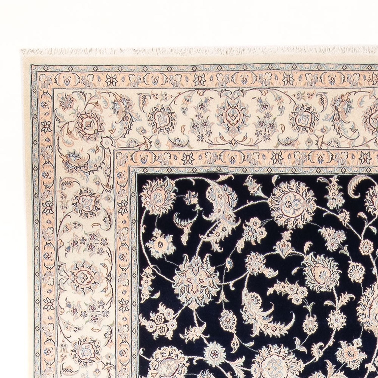 Tappeto Persero - Nain - Premio - 342 x 248 cm - blu scuro