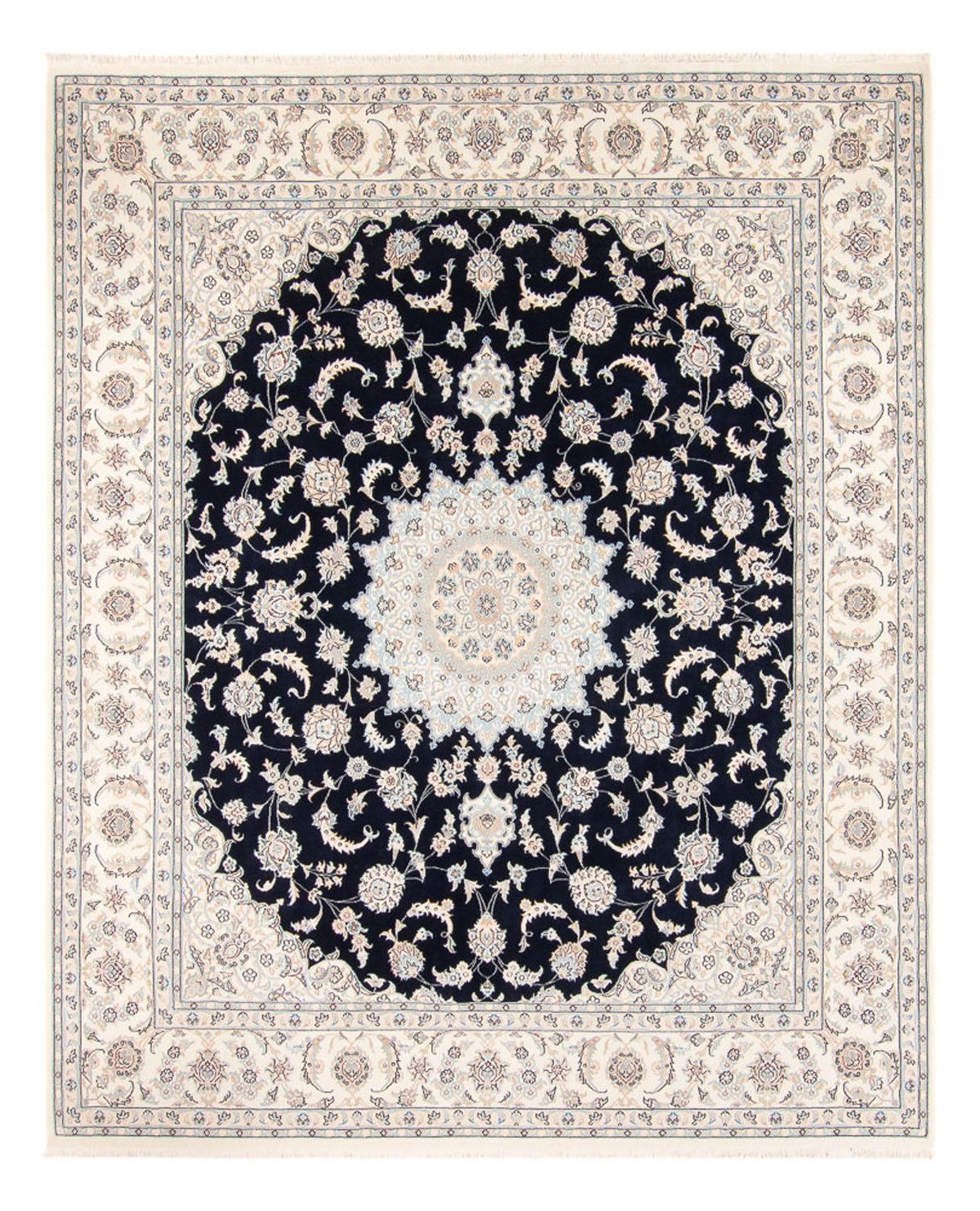 Tappeto Persero - Nain - 278 x 223 cm - blu scuro