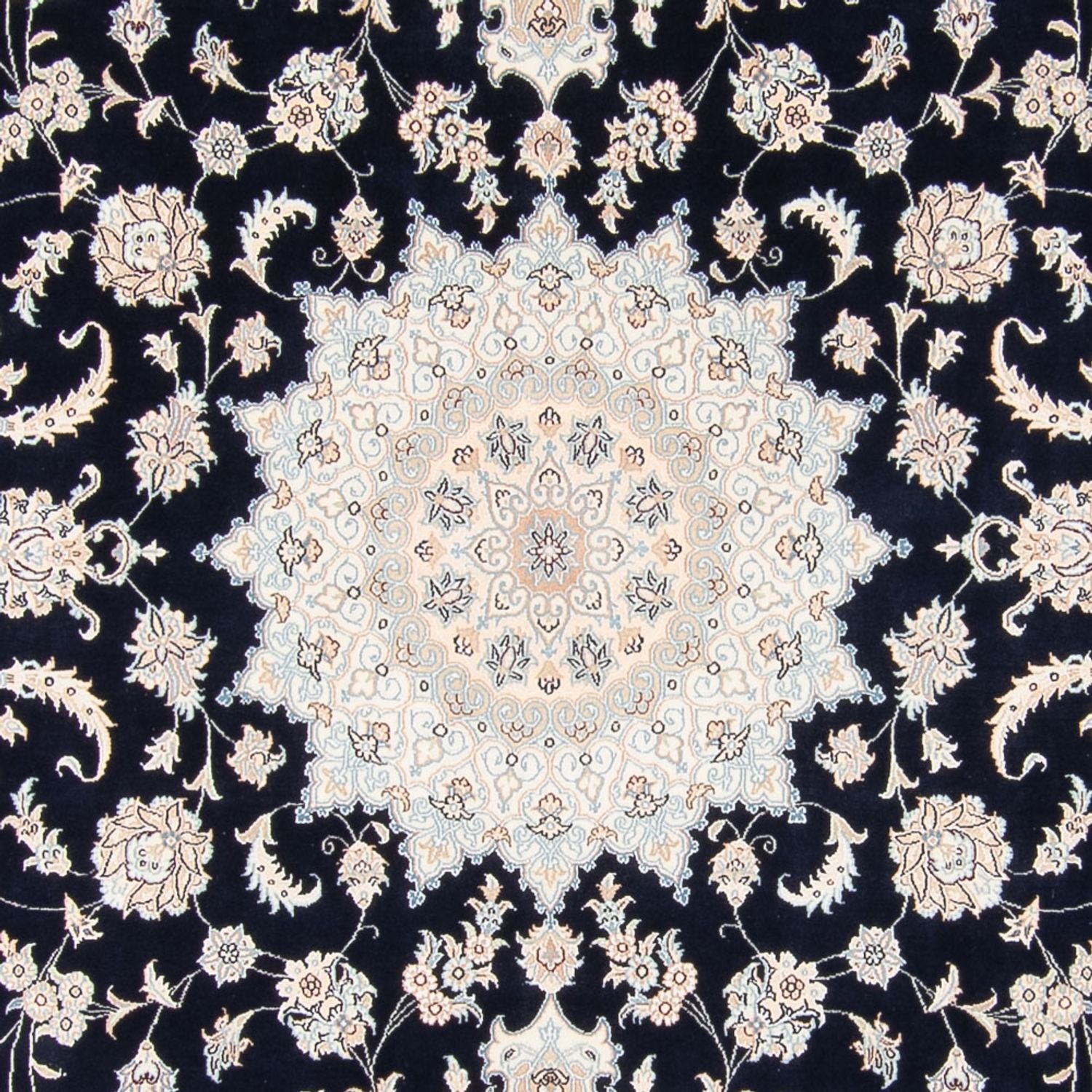 Tappeto Persero - Nain - 278 x 223 cm - blu scuro