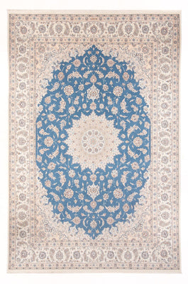 Tappeto Persero - Nain - Premio - 348 x 245 cm - blu chiaro