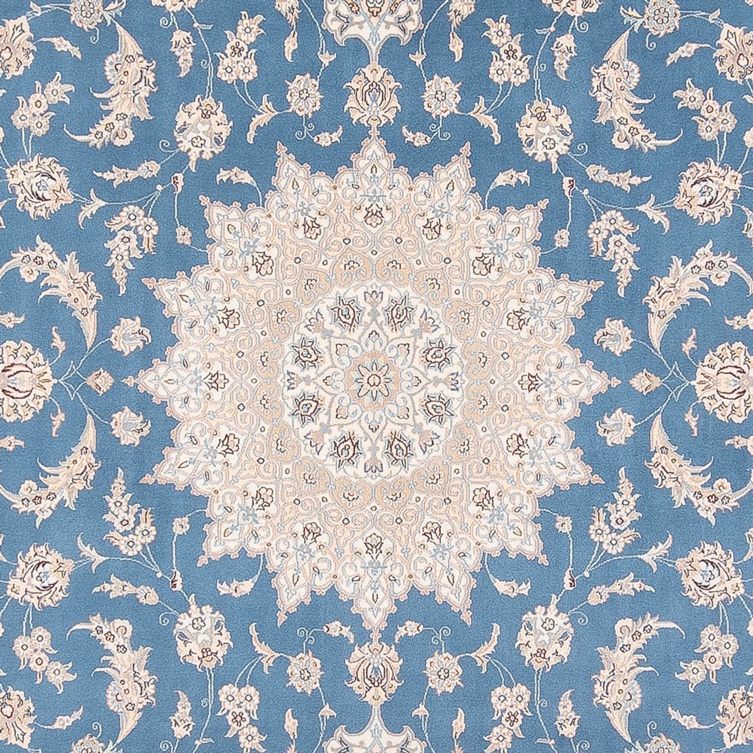 Tappeto Persero - Nain - Premio - 348 x 245 cm - blu chiaro