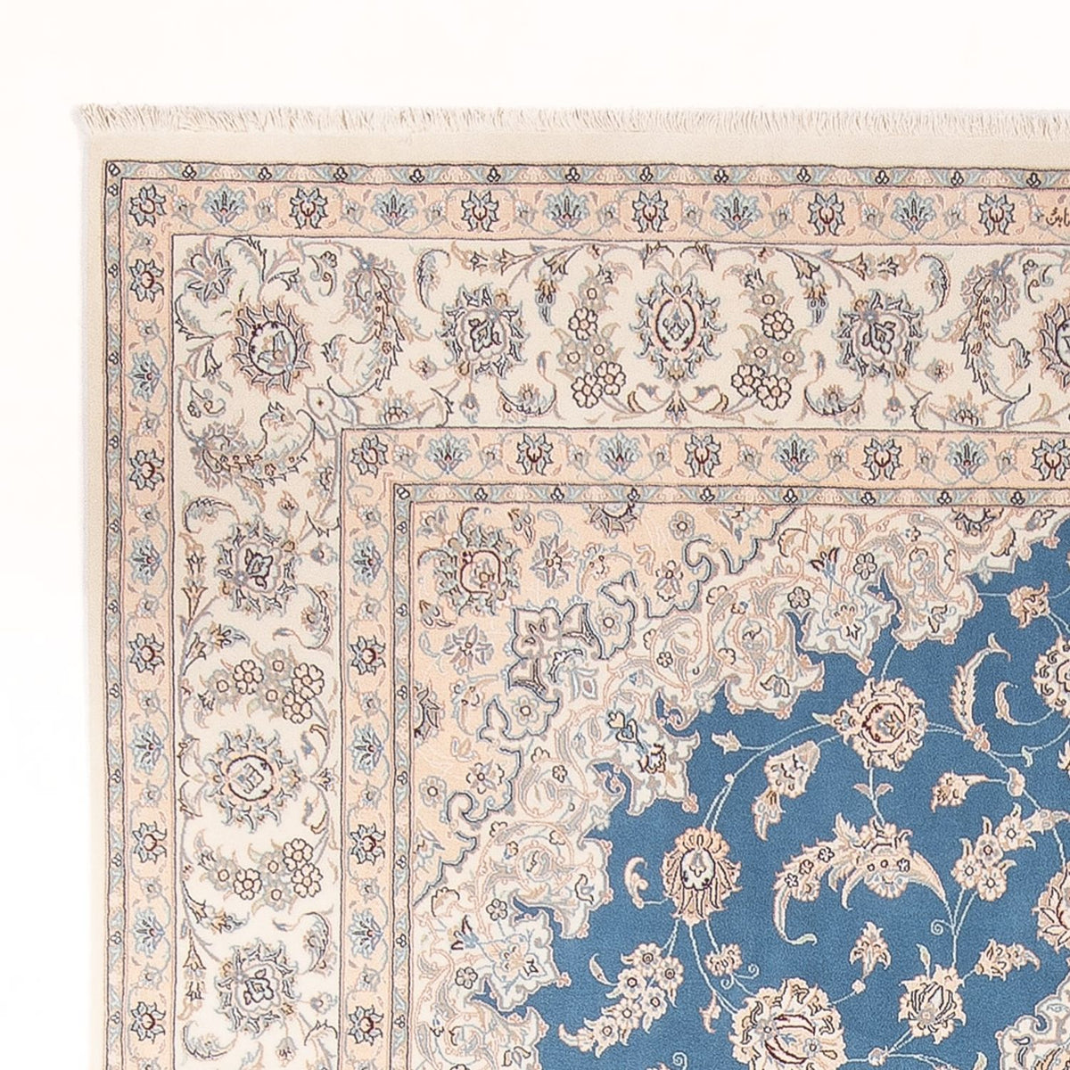 Tappeto Persero - Nain - Premio - 348 x 245 cm - blu chiaro