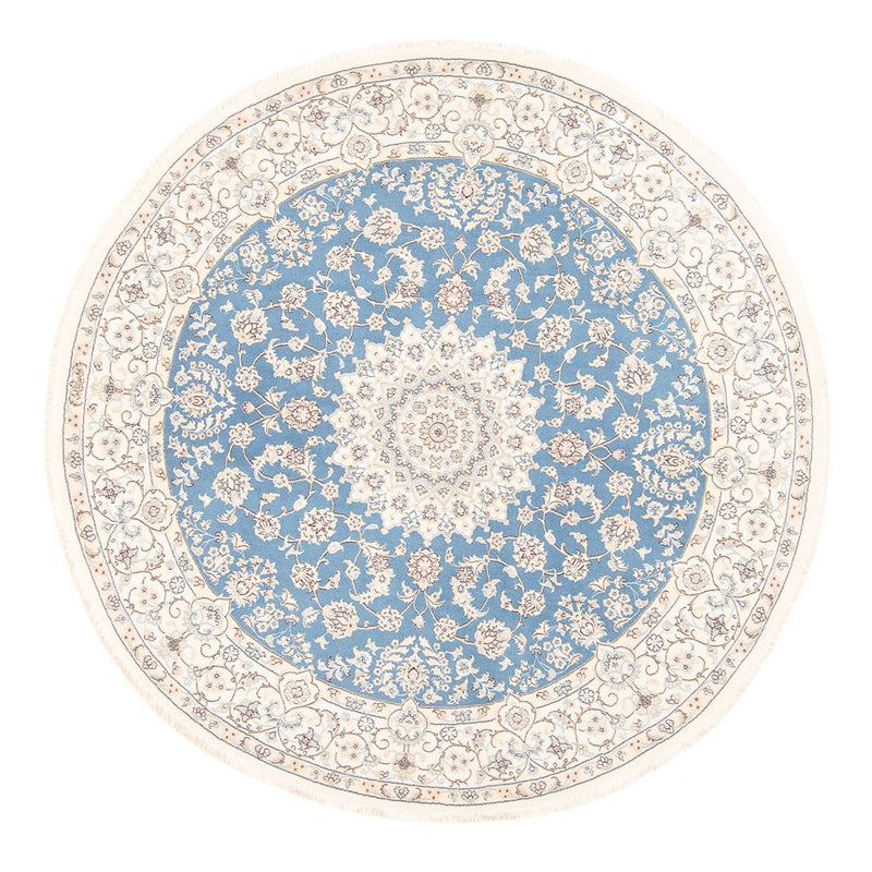 Tappeto Persero - Nain rotondo  - 200 x 200 cm - blu chiaro