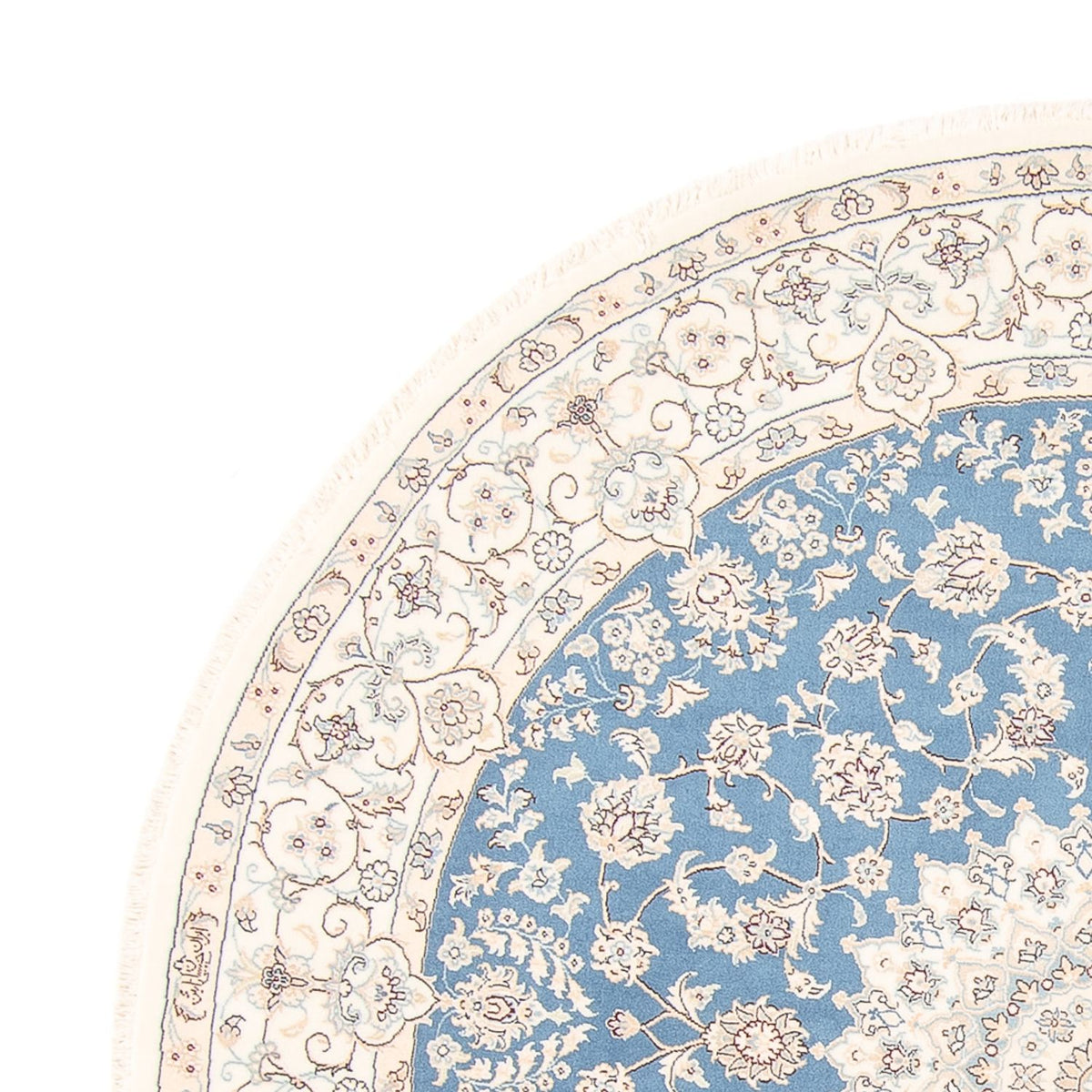 Tappeto Persero - Nain rotondo  - 200 x 200 cm - blu chiaro