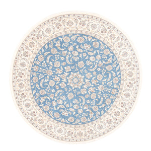 Tappeto Persero - Nain rotondo  - 212 x 203 cm - blu chiaro