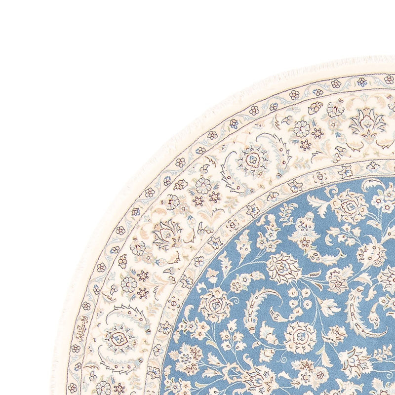 Tappeto Persero - Nain rotondo  - 212 x 203 cm - blu chiaro