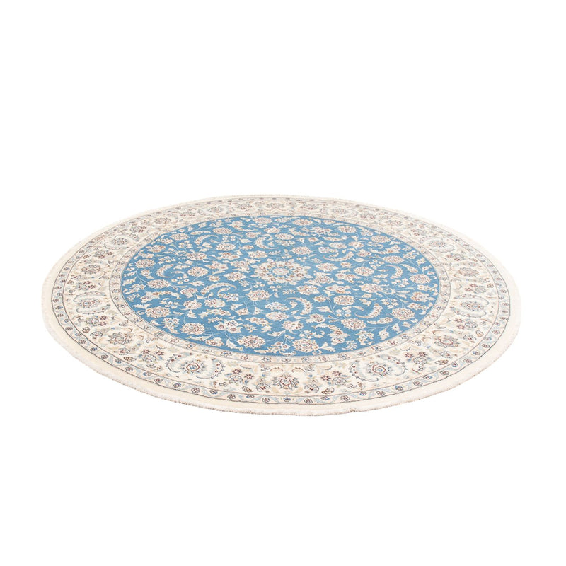 Tappeto Persero - Nain rotondo  - 212 x 203 cm - blu chiaro