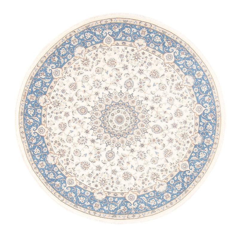 Tappeto Persero - Nain rotondo  - 197 x 196 cm - crema