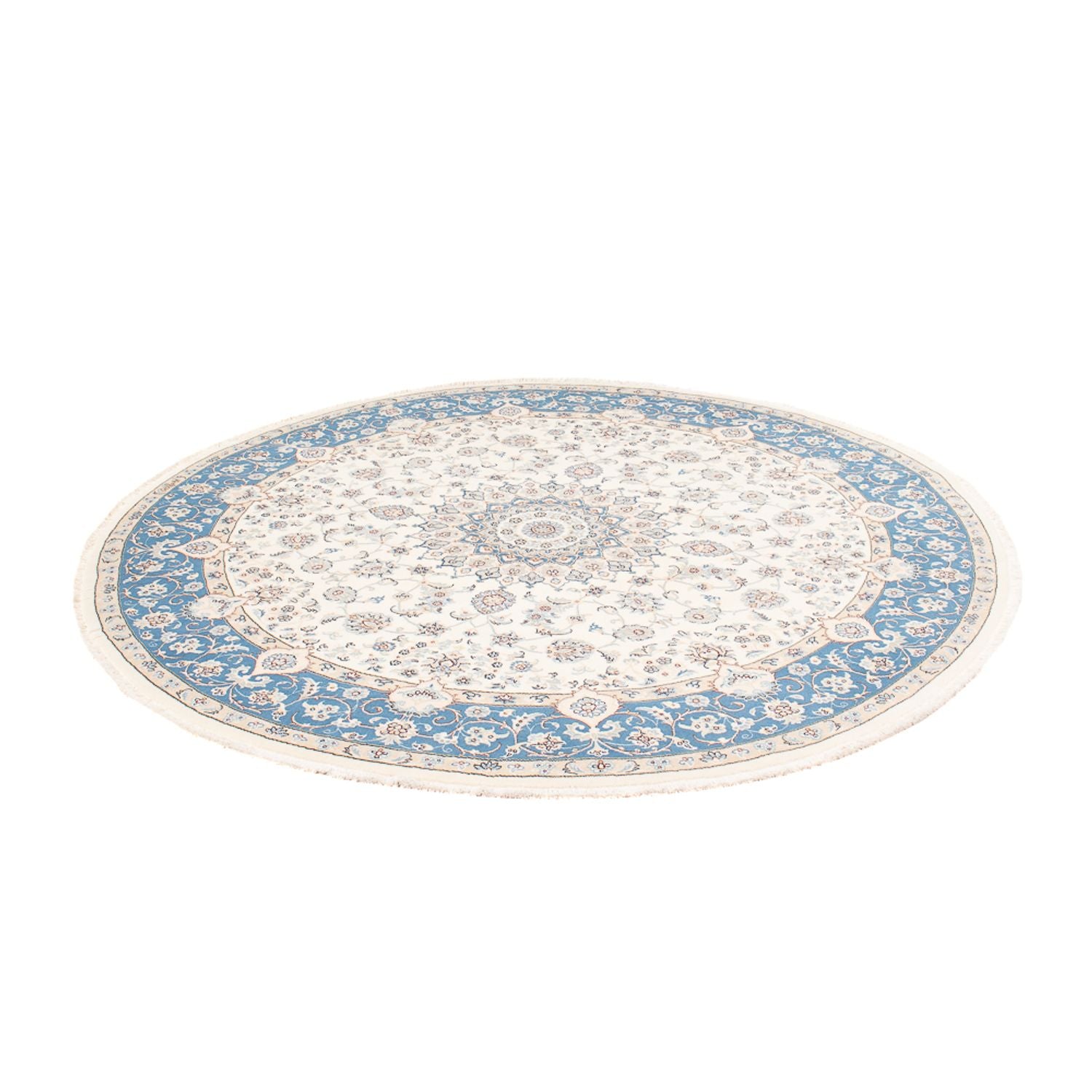 Tappeto Persero - Nain rotondo  - 197 x 196 cm - crema