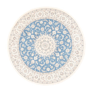 Tappeto Persero - Nain rotondo  - 202 x 197 cm - blu chiaro