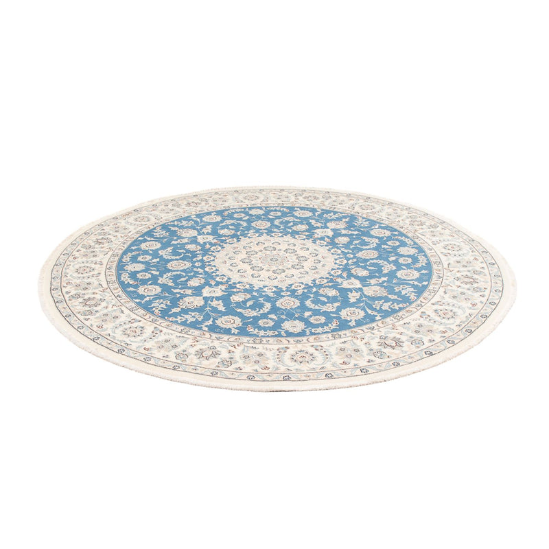 Tappeto Persero - Nain rotondo  - 202 x 197 cm - blu chiaro