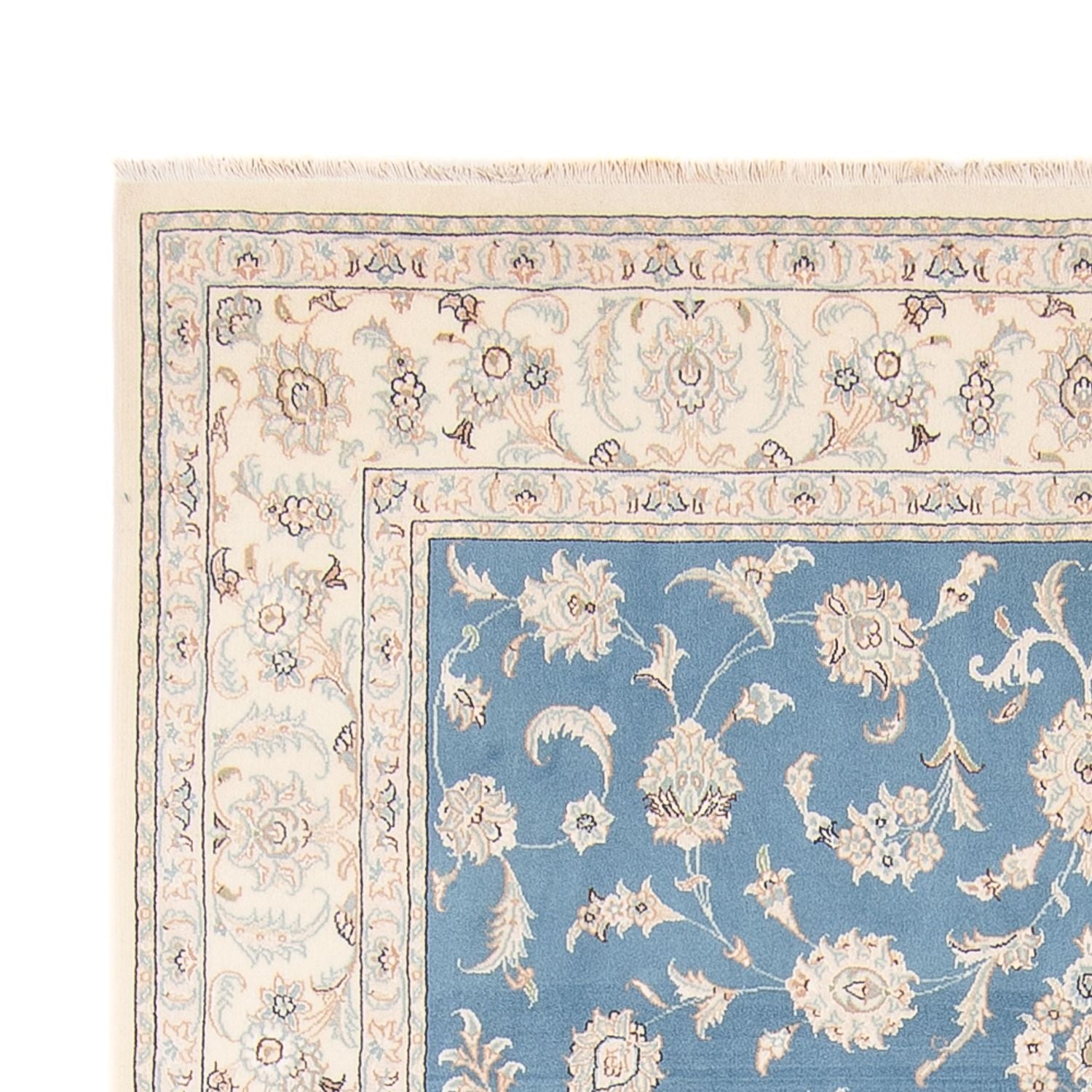 Tappeto Persero - Nain - 251 x 168 cm - blu