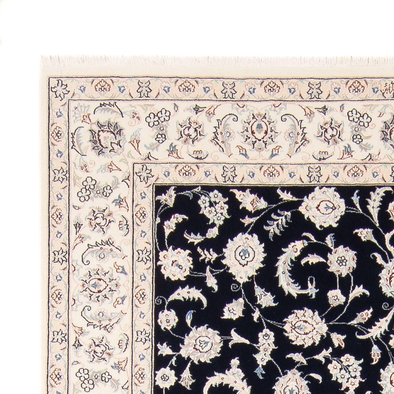 Tappeto Persero - Nain - 235 x 171 cm - blu scuro