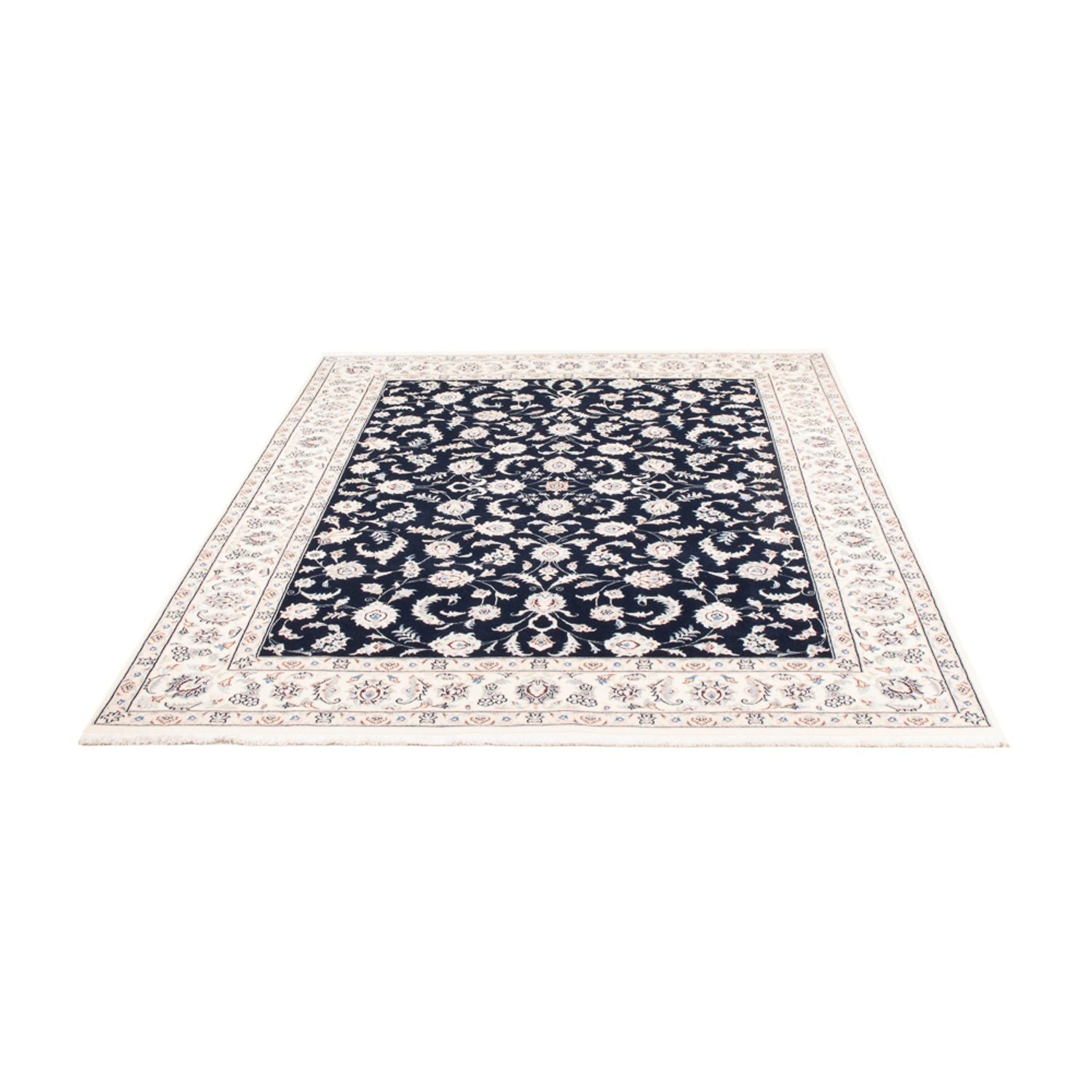 Tappeto Persero - Nain - 235 x 171 cm - blu scuro