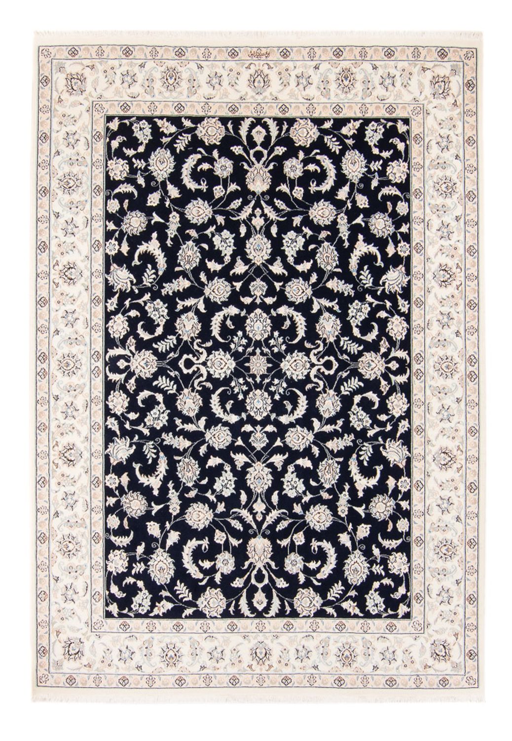 Tappeto Persero - Nain - 236 x 170 cm - blu scuro