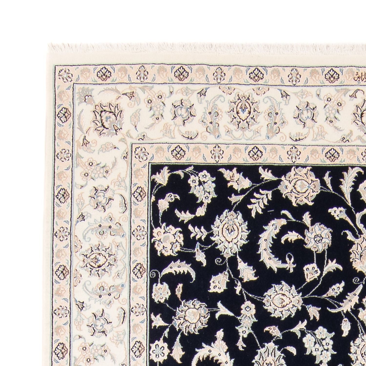 Tappeto Persero - Nain - 236 x 170 cm - blu scuro