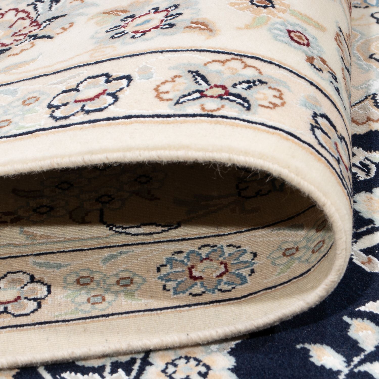Tappeto Persero - Nain - Premio - 302 x 197 cm - blu scuro