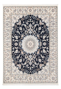 Tappeto Persero - Nain - Premio - 206 x 150 cm - blu scuro