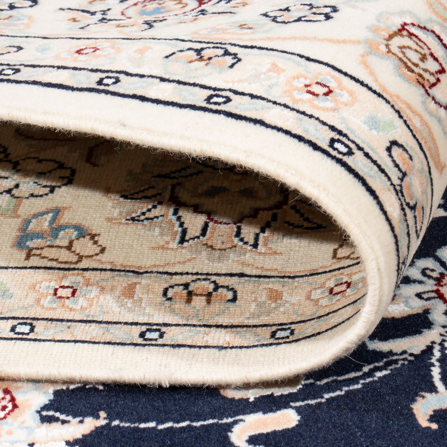 Tappeto Persero - Nain - Premio - 206 x 150 cm - blu scuro