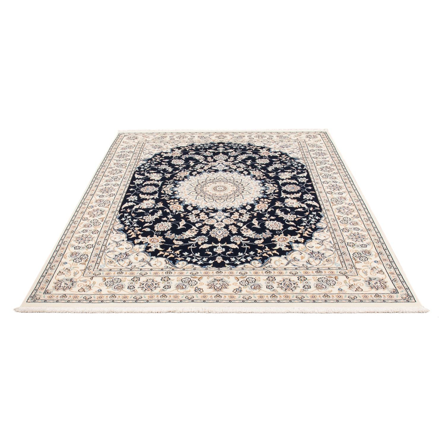 Tappeto Persero - Nain - Premio - 206 x 150 cm - blu scuro