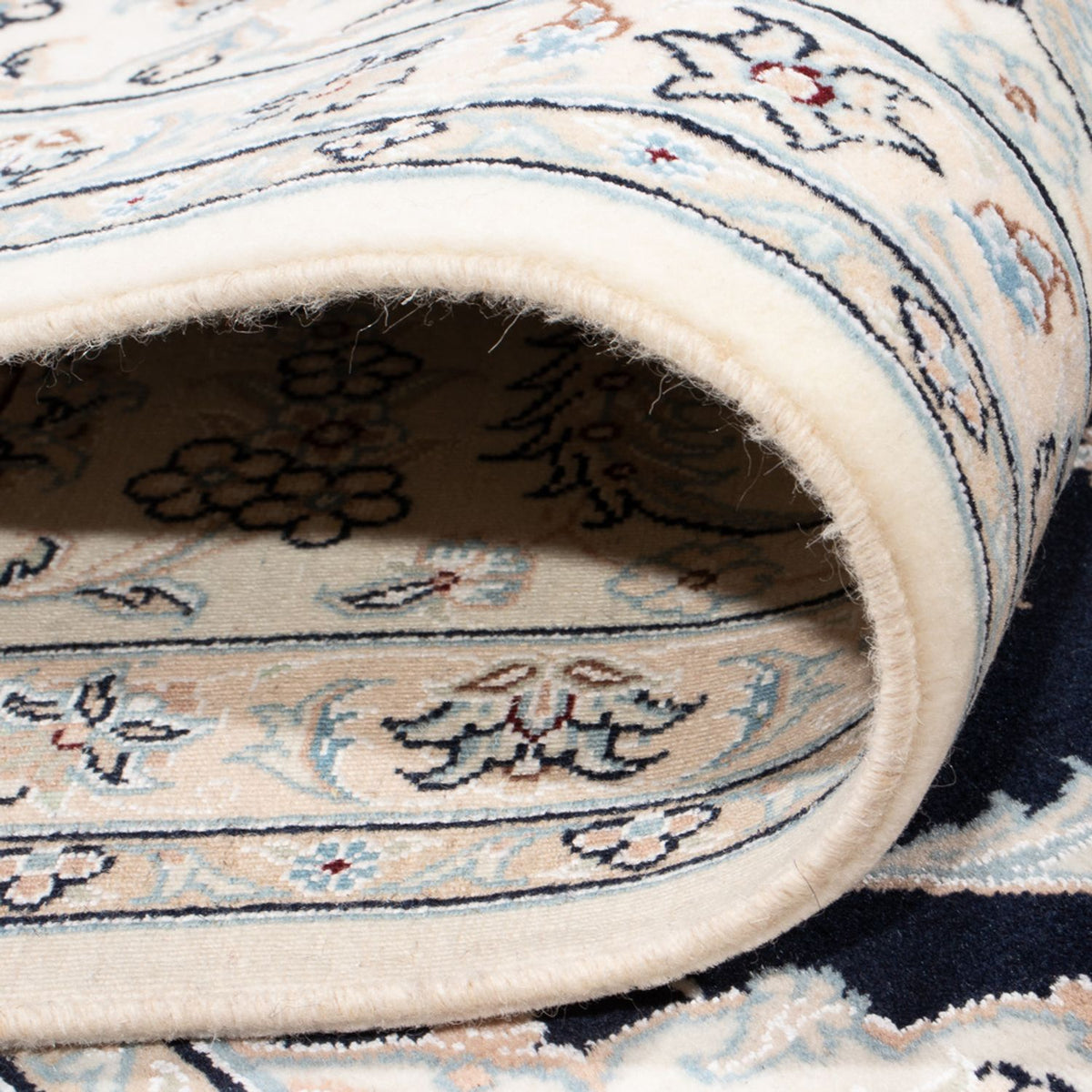 Tappeto Persero - Nain - Premio - 296 x 247 cm - blu scuro