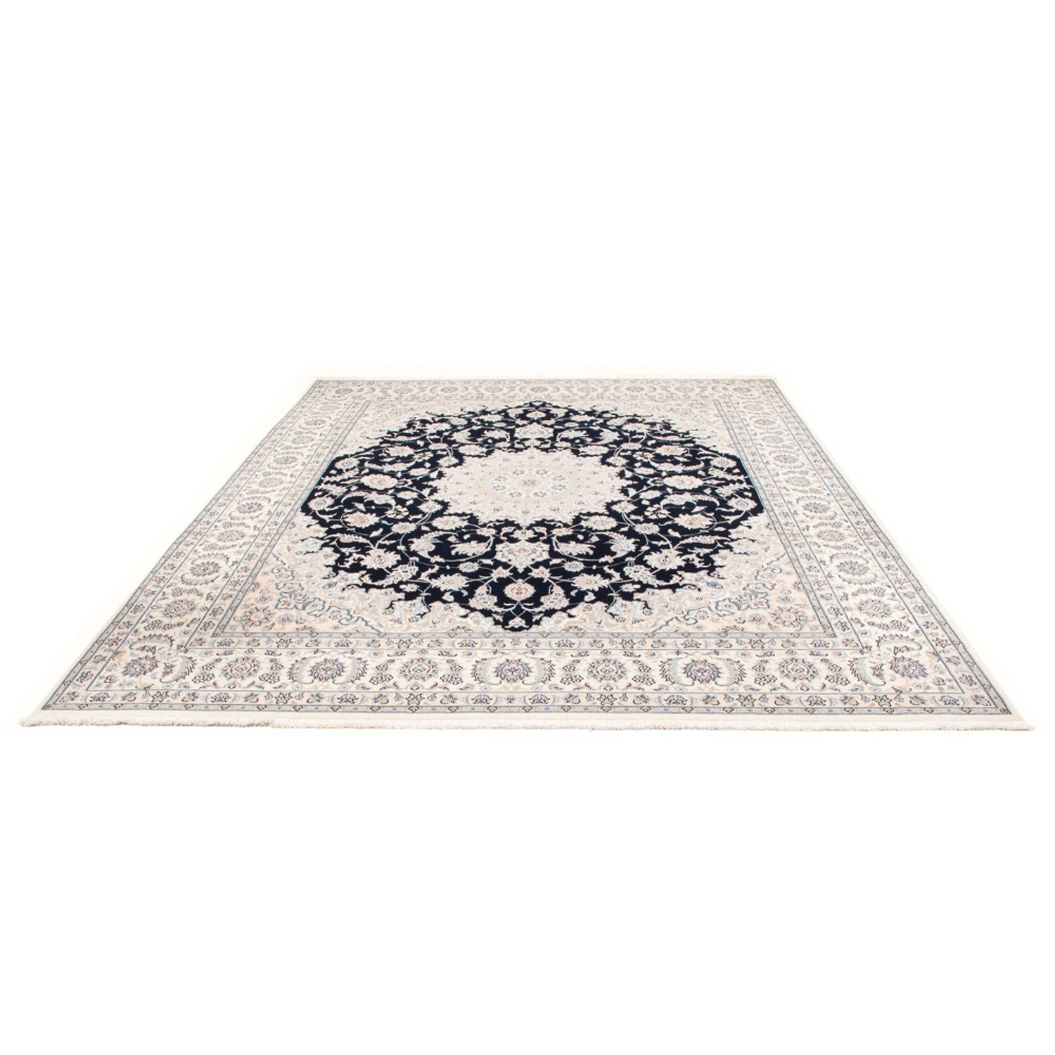Tappeto Persero - Nain - Premio - 296 x 247 cm - blu scuro