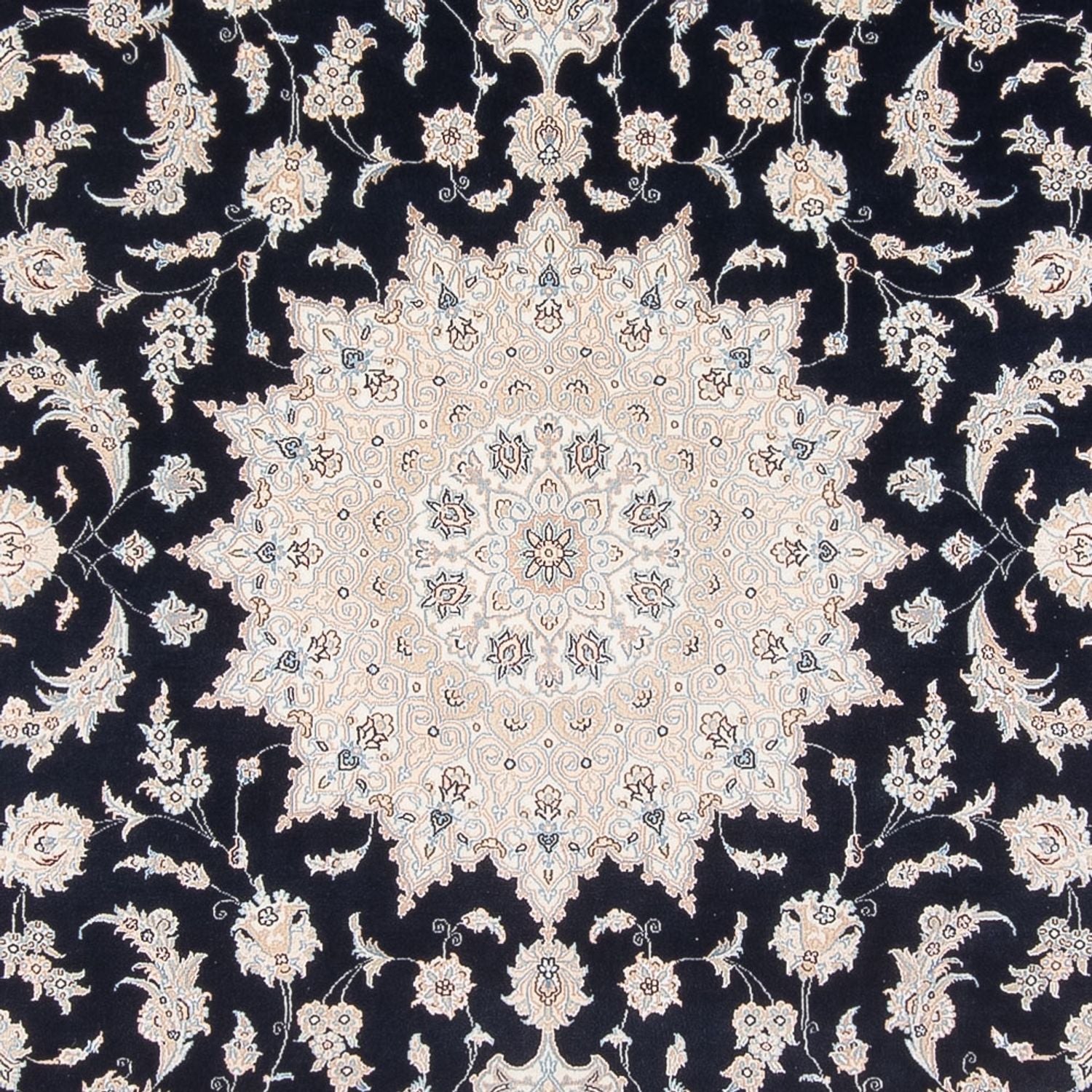 Tappeto Persero - Nain - Premio - 340 x 246 cm - blu scuro
