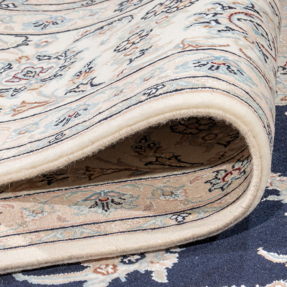 Tappeto Persero - Nain - Premio - 340 x 246 cm - blu scuro