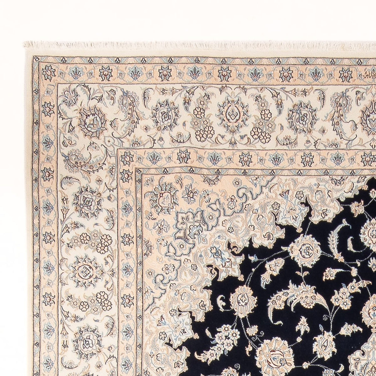 Tappeto Persero - Nain - Premio - 351 x 247 cm - blu scuro